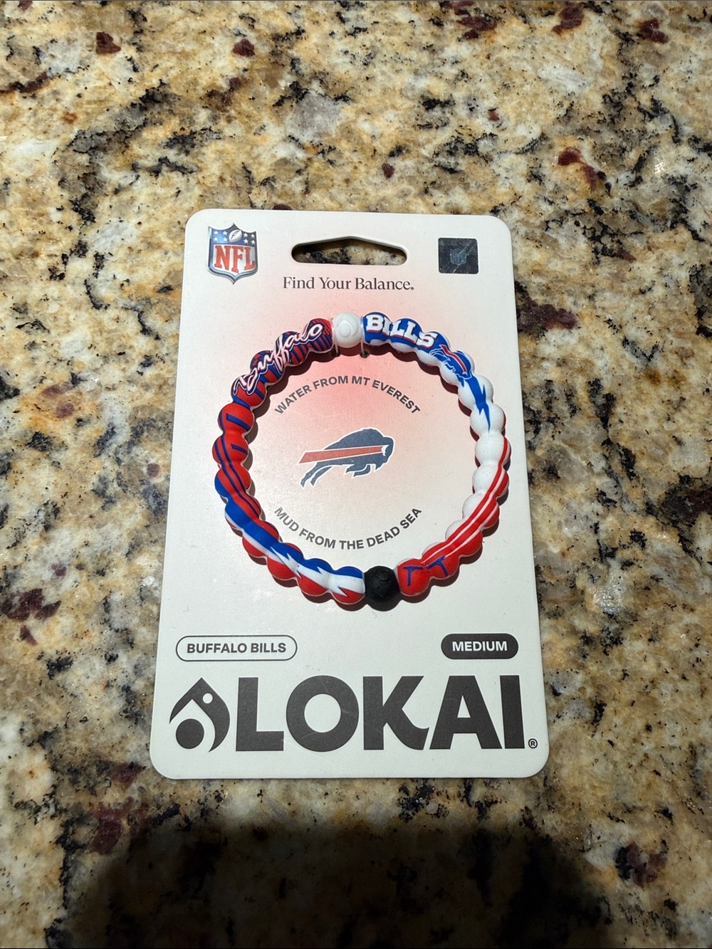 Lokai Buffalo Bills Red Blue White Team Bracelet
